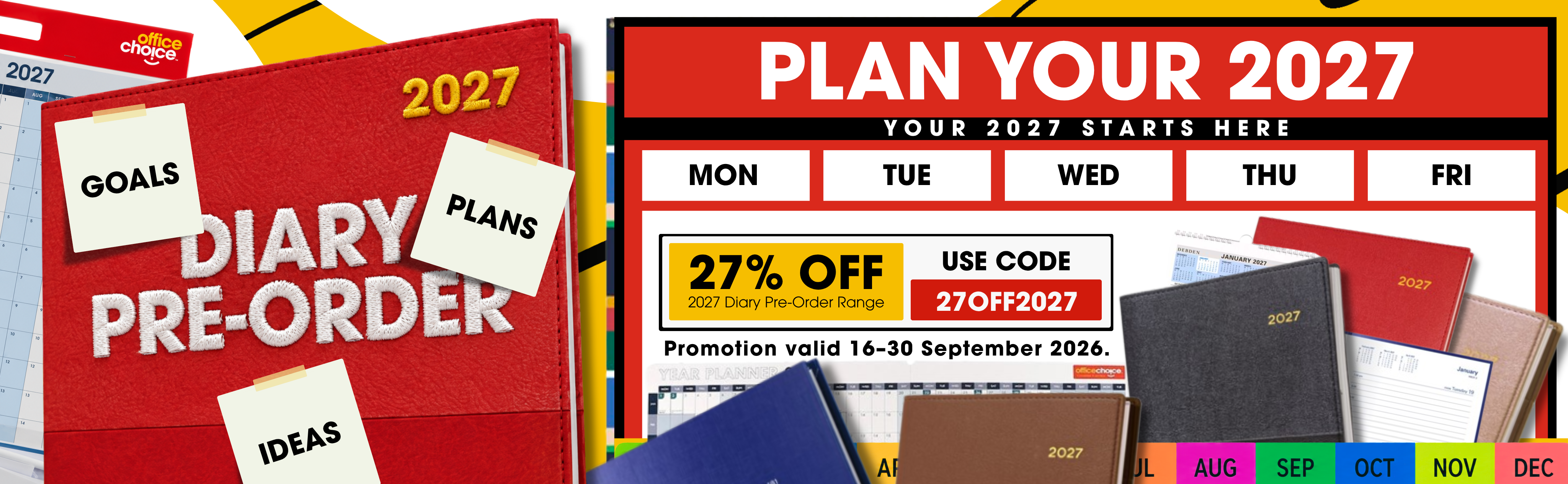 2027 Diary Pre-Order - 27% Off